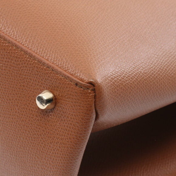 Furla brown leather tote bag - Picture 6 of 7